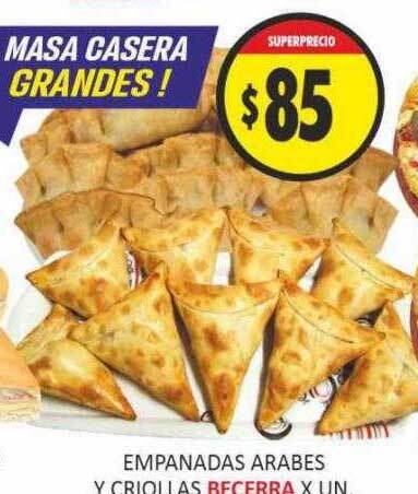 Empanadas Arabes Y Criollas Becerra Oferta En Supermercados Becerra