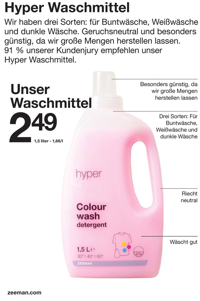 Hyper Waschmittel Angebot Bei Zeeman