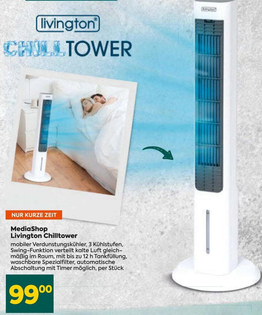 MediaShop Livington Chilltower per Stück Angebot bei Billa