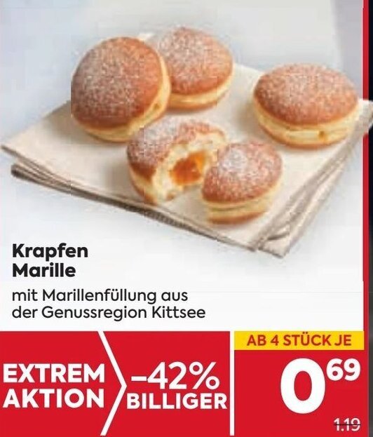 Krapfen Marille Angebot Bei Billa