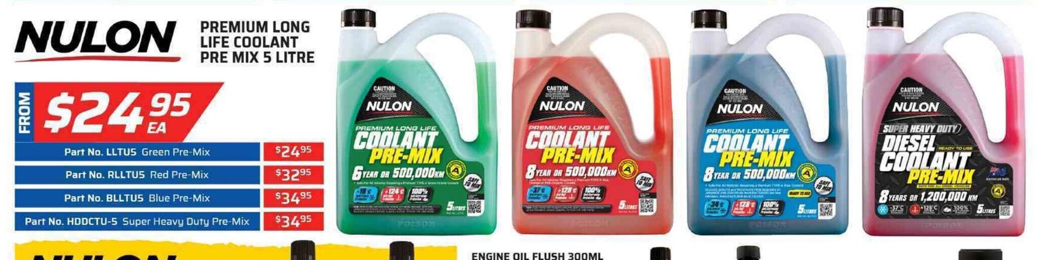 Nulon Premium Long Life Coolant Pre Mix Litre Offer At Auto One