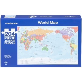 Studymate Map Of The World Jigsaw Puzzle Offer At Officeworks