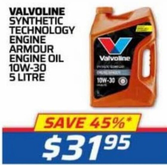 Valvoline Synthetic Technology Engine Armour Engine Oil W Litre