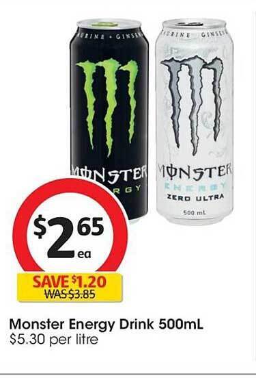 Monster Energy Drink Offer At Coles