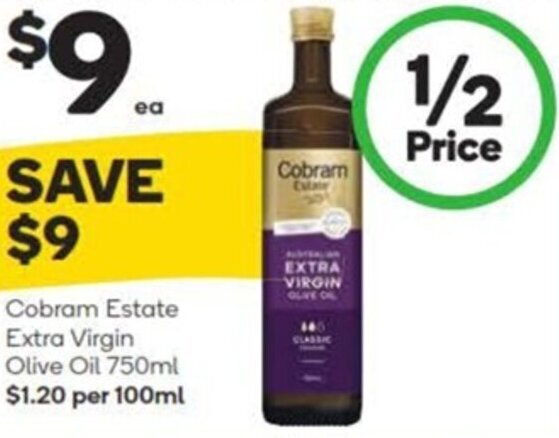 Cobram Estate Extra Virgin Olive Oil Ml Offer At Woolworths