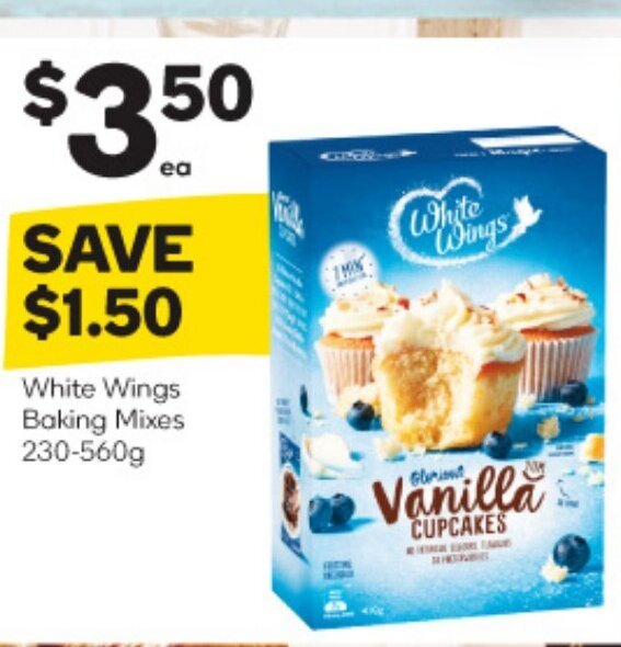 White Wings Baking Mixes 230 560g Offer At Woolworths