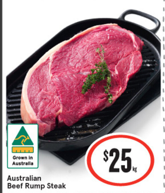 Australian Beef Rump Steak Offer At Iga