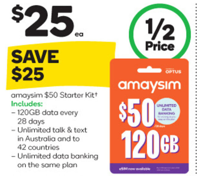 Amaysim Starter Kitt Offer At Woolworths