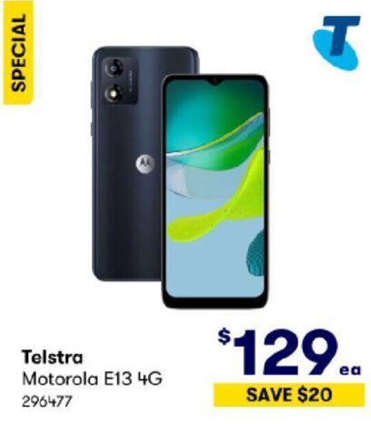 Telstra Motorola E G Offer At Big W