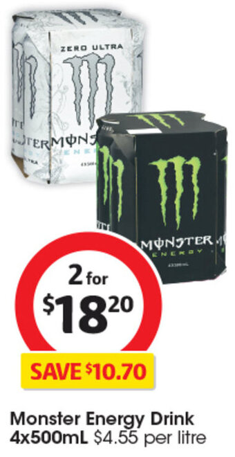 Monster Energy Drink X Ml Offer At Coles