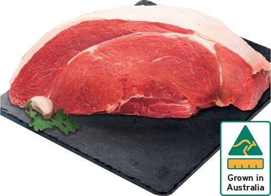 Australian Economy Beef Rump Steak Sliced Or Whole Offer At IGA