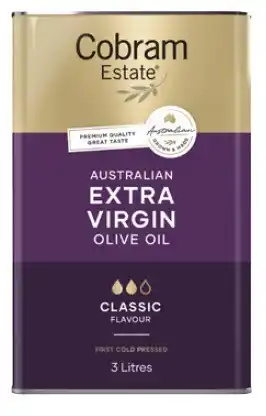 Cobram Estate Australian Extra Virgin Olive Oil 3 Litre Offer At Coles