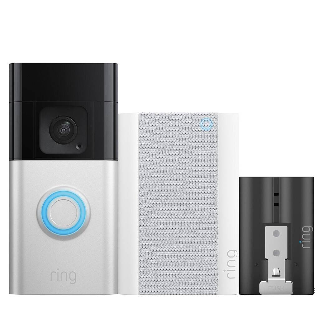 Ring Video Doorbell Plus With Chime Pro And Quick Release Battery