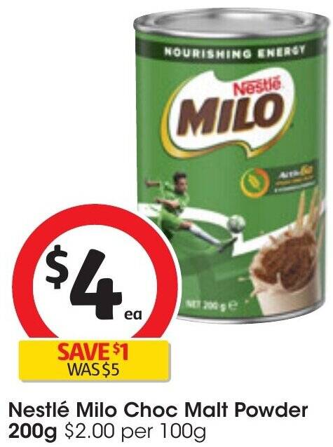 Nestl Milo Choc Malt Powder G Offer At Coles