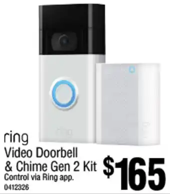 Ring Video Doorbell Chime Gen 2 Kit Offer At Bunnings