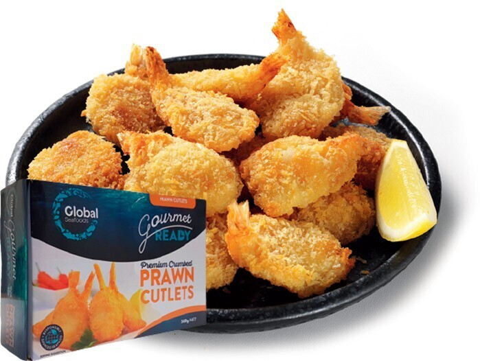 Global Seafoods Premium Crumbed Prawn Cutlets 500g Offer At IGA