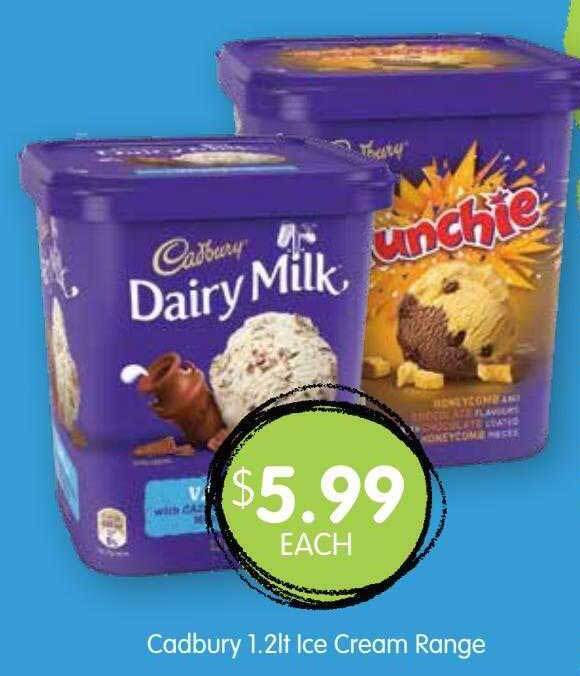 Cadbury Ice Cream Offer At Spudshed