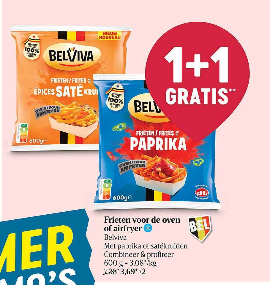 Frieten Voor De Oven Of Airfryer Belviva Promotie Bij Delhaize