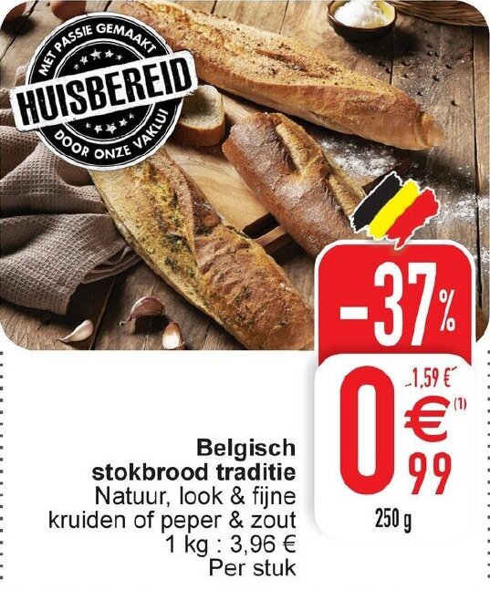 Belgisch Stokbrood Traditie G Promotie Bij Cora