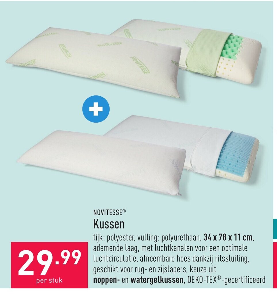 Novitesse Kussen Promotie Bij Aldi