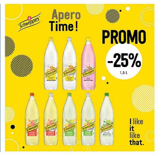 Schweppes Apero Time Promotie Bij Prik En Tik