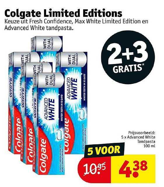 Colgate Limited Editions Keuze Uit Fresh Confidence Max White Limited