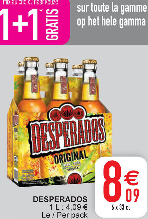 Desperados 6 X 33cl Promotie Bij Cora