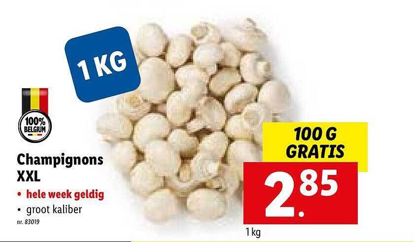 Champignons Xxl Promotie Bij Lidl