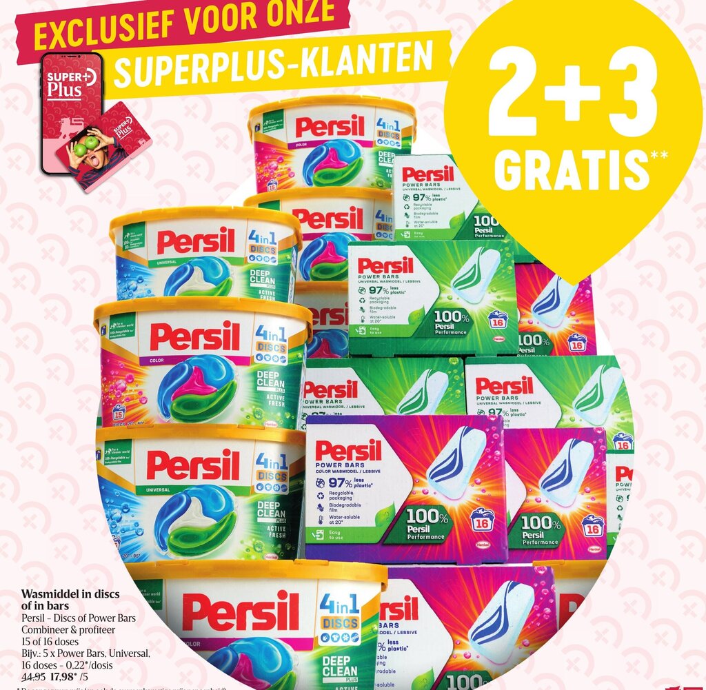 Persil Discs Of Power Bars Wasmiddel In Discs Of In Bars Promotie Bij