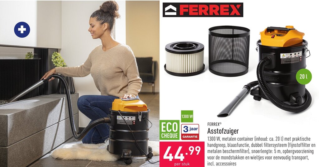 Ferrex Asstofzuiger Promotie Bij Aldi