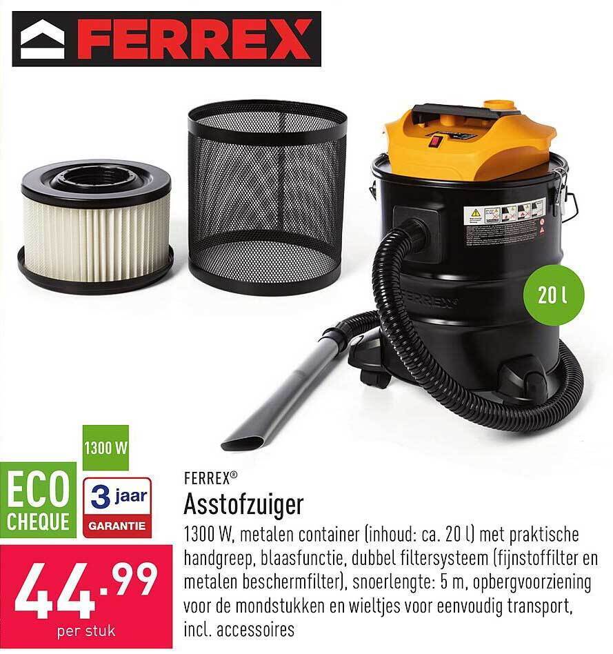 Ferrex Asstofzuiger Promotie Bij Aldi