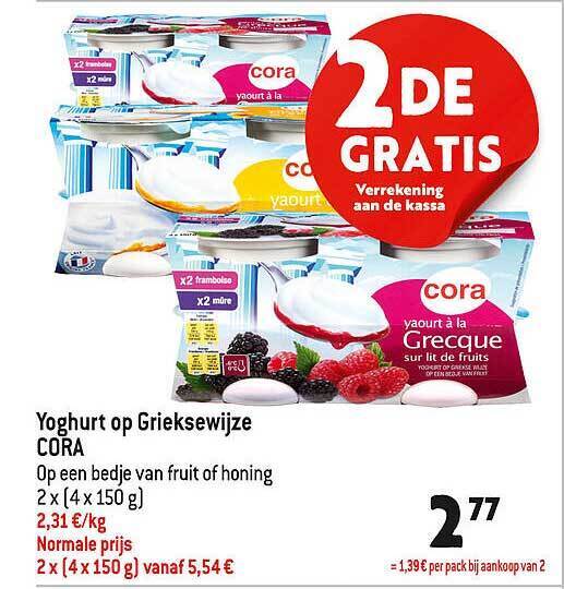 Yoghurt Op Grieksewijze Promotie Bij Louis Delhaize