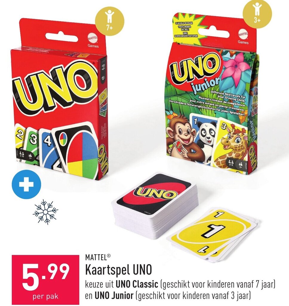 Mattel Kaartspel UNO Promotie Bij ALDI