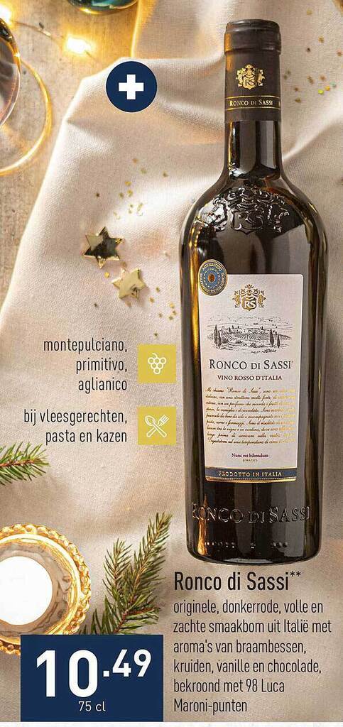 Ronco Di Sassi Promotie Bij Aldi