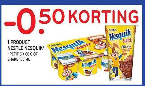 Nestl Nesquik Promotie Bij Alvo