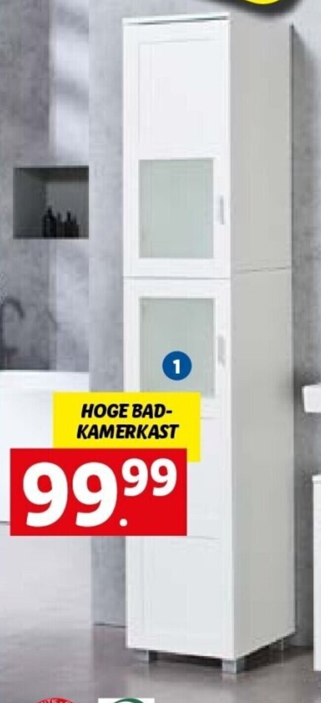 Hoge Badkamerkast Promotie Bij Lidl