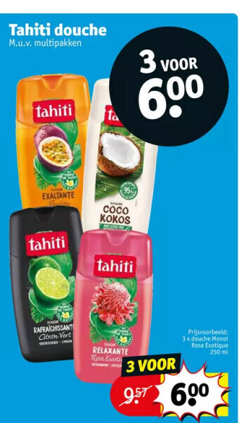 Tahiti Douche Promotie Bij Kruidvat