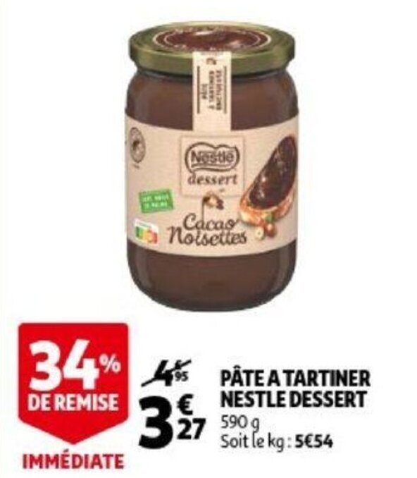 Pate A Tartiner Nestle Promotie Bij Auchan