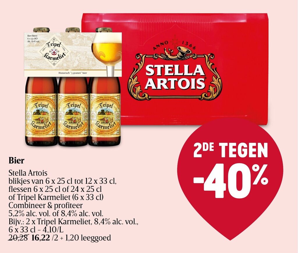 Bier Stella Artois Promotie Bij Delhaize