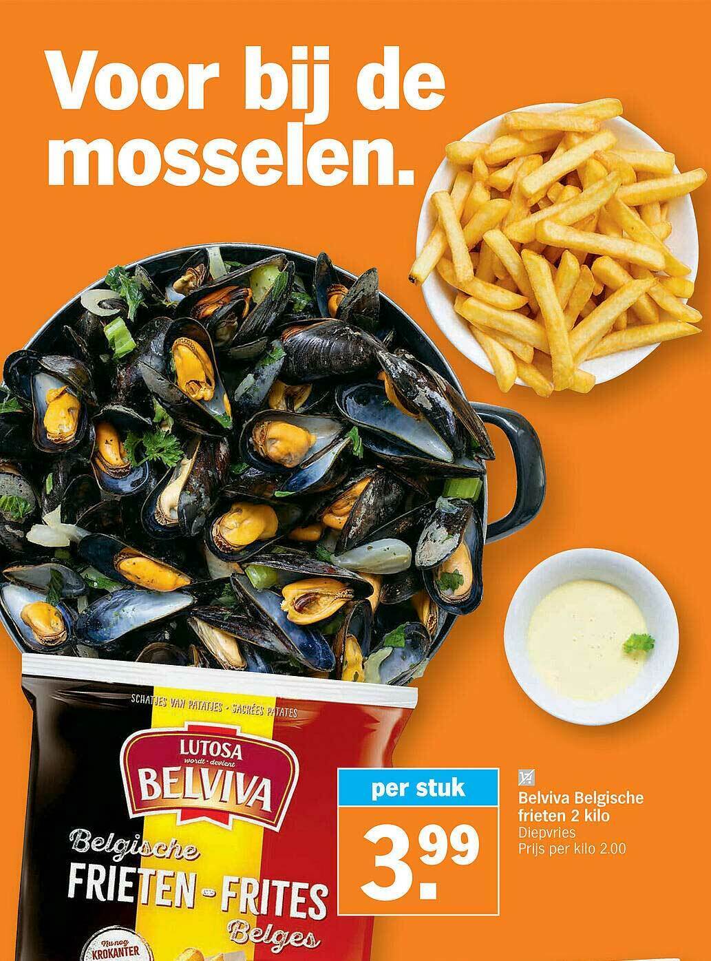 Belviva Belgische Frieten Kilo Promotie Bij Albert Heijn