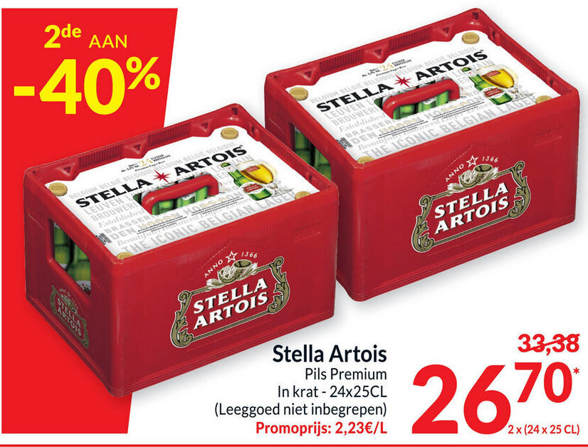 Stella Artois Pils Premium X X Cl Promotie Bij Intermarch