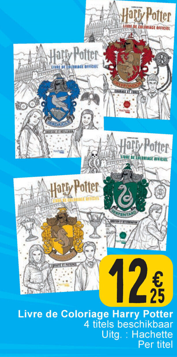 Livre De Coloriage Harry Potter Promotie Bij Cora