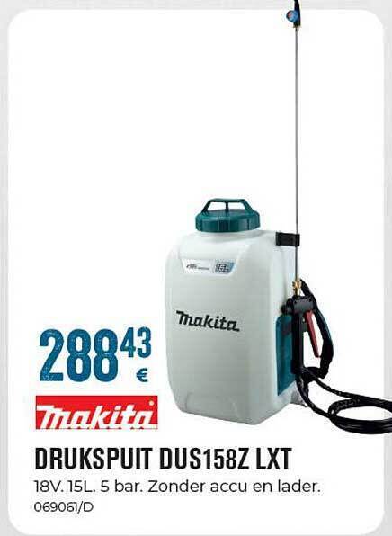 Makita Drukspuit Promotie Bij Meno Pro