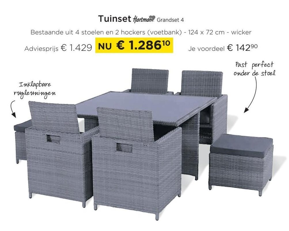 Hartman Tuinset Grandset X Cm Promotie Bij Molecule