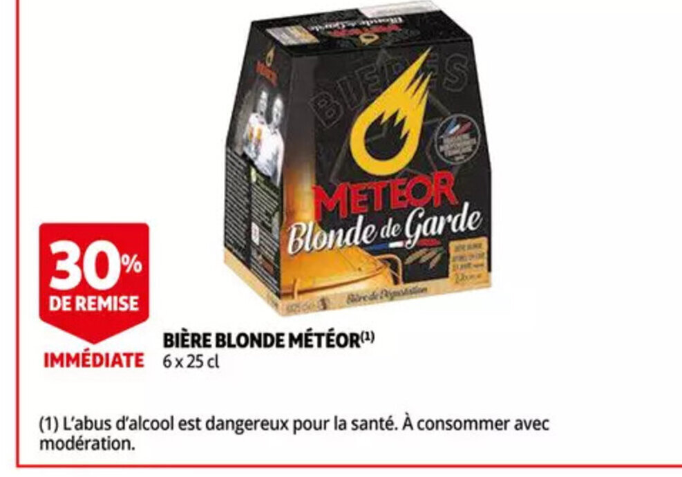 Meteor Blonde De Garde Biere X Cl Promotie Bij Auchan