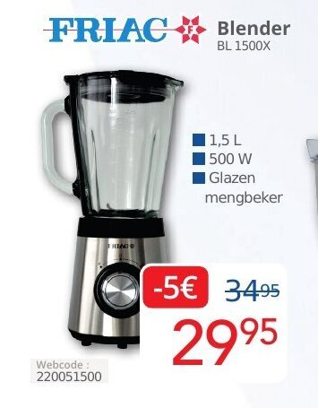 Friac Blender Bl X Promotie Bij Eldi