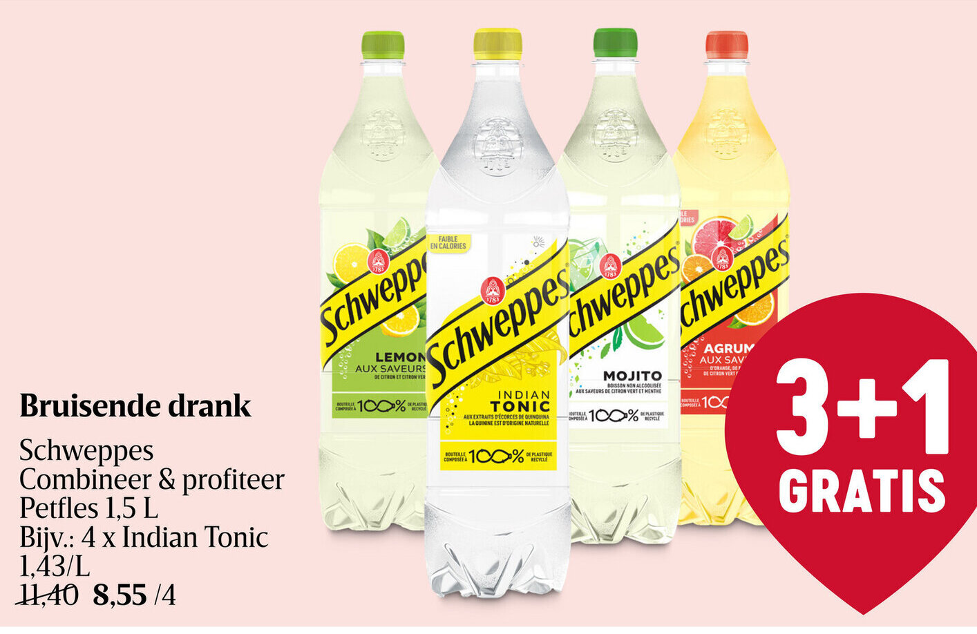 Schweppes Bruisende Drank Promotie Bij Delhaize