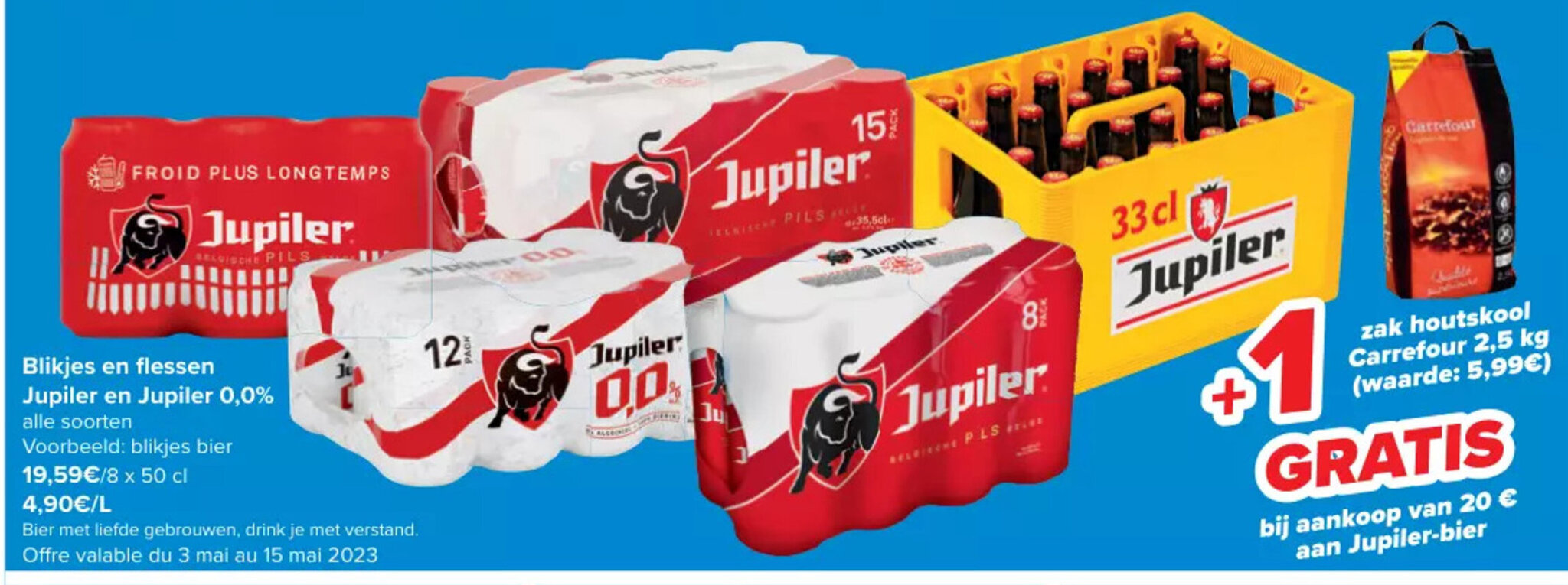 Voorbeeld Blikjes Bier 8 X 50 Cl Promotie Bij Carrefour