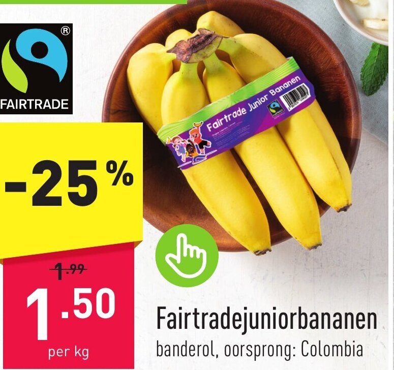 Fairtrade Junior Bananen Promotie Bij Aldi