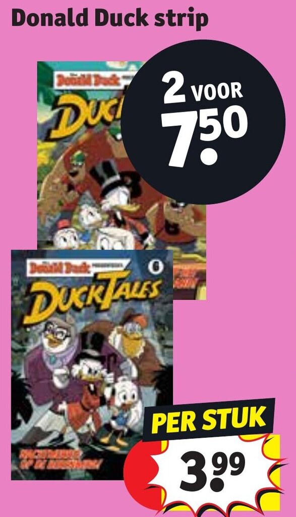 Donald Duck Strip Promotie Bij Kruidvat